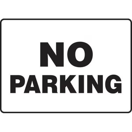 Accuform SAFETY SIGN NO PARKING 14 in  X 20 in MADC864XP
